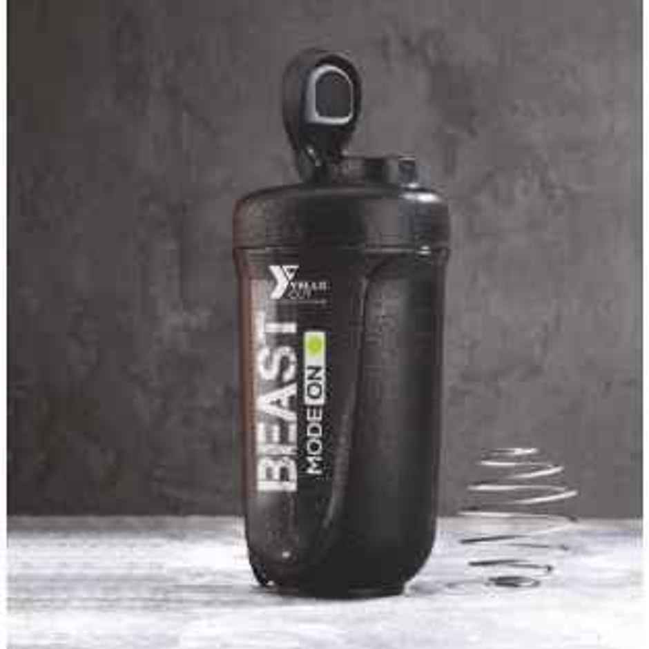 YELLOCUT Protein Shaker | Black | 500 ml