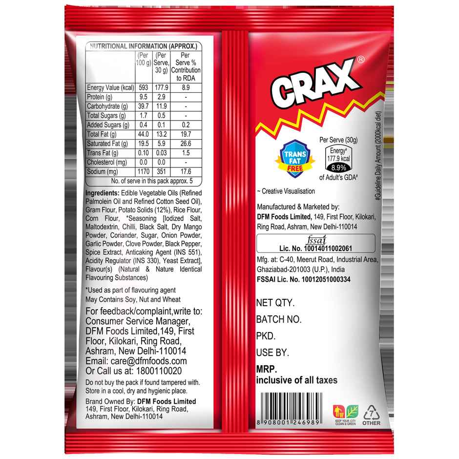 Crax Aloo Bhujia Namkeen Snacks | Crunchy & Savoury