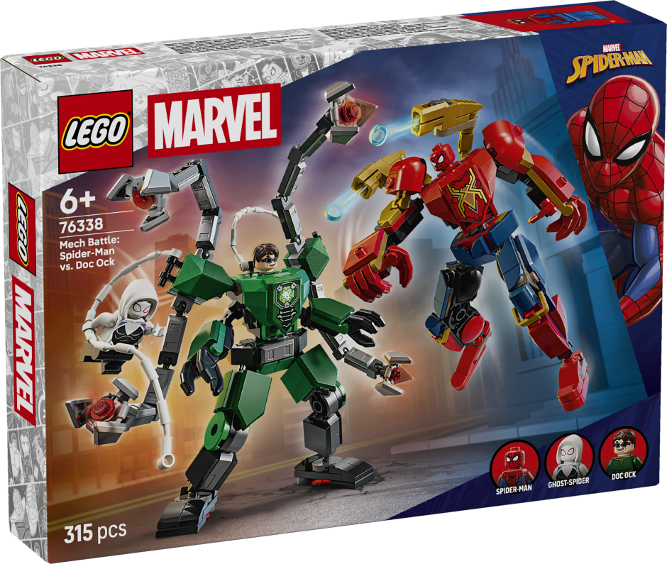 Lego Marve Mec Battl SpiderMa v Do Oc 76338