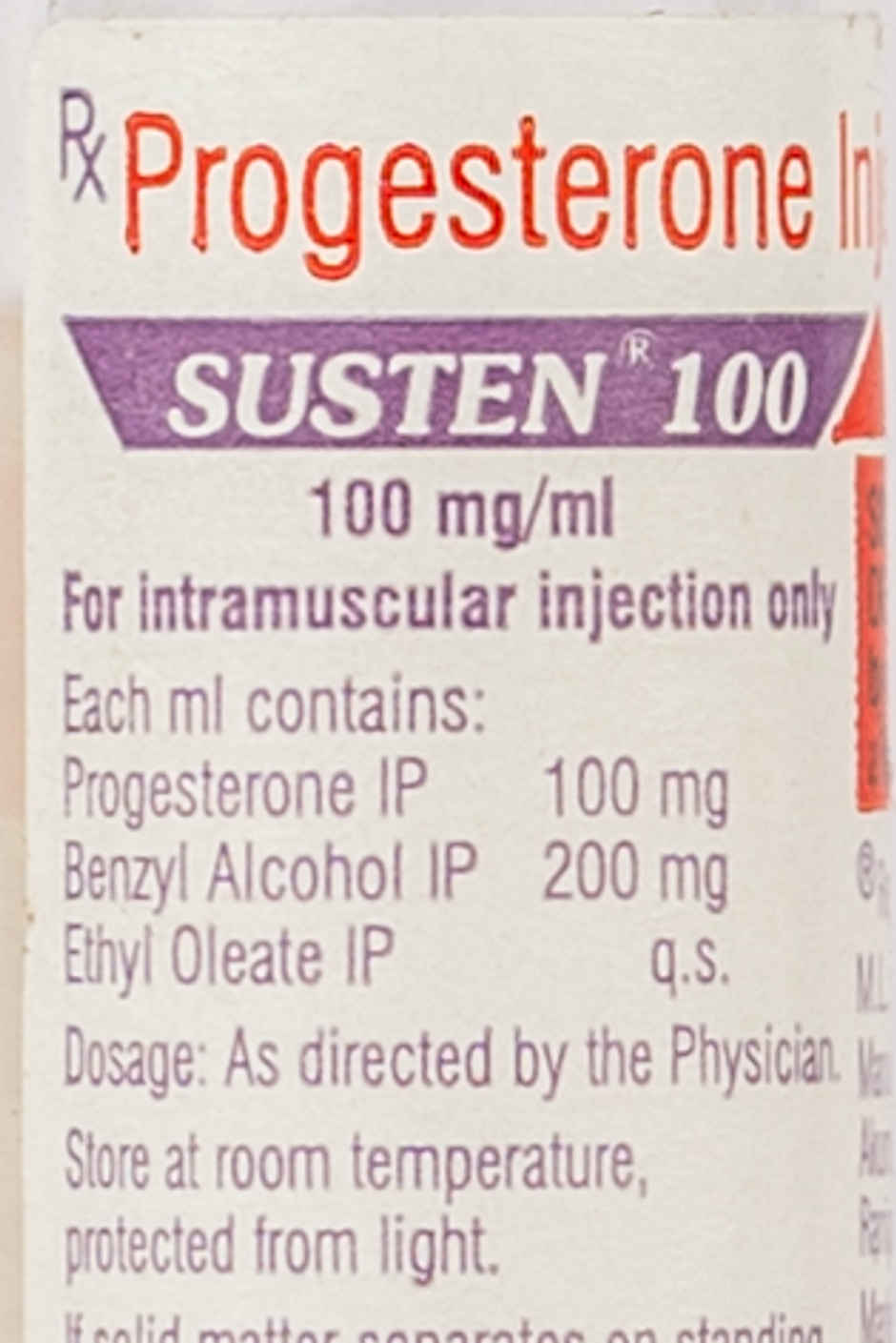 Susten 100 Injection