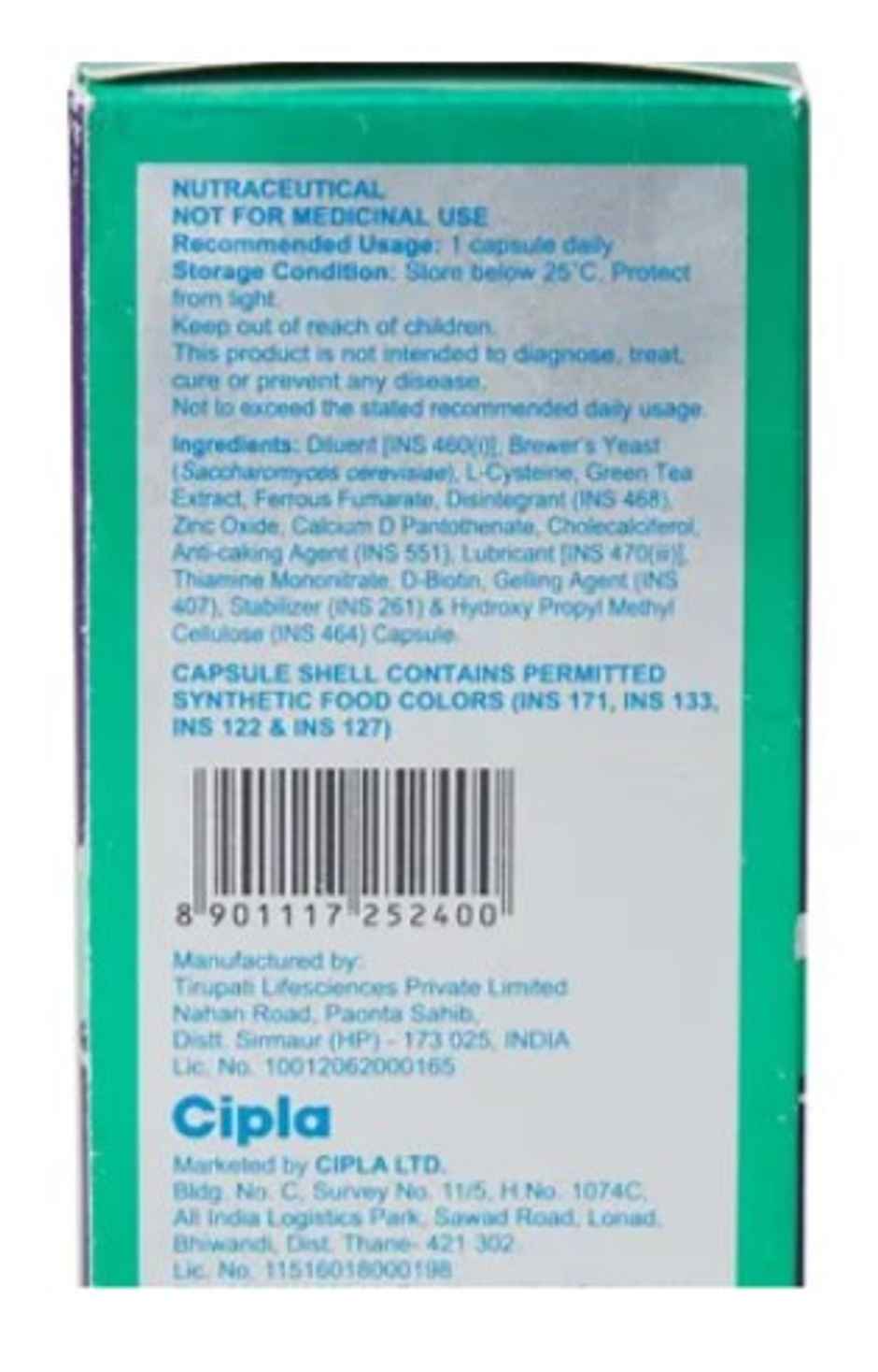 Adgain Plus Healthy Hair Capsule 30