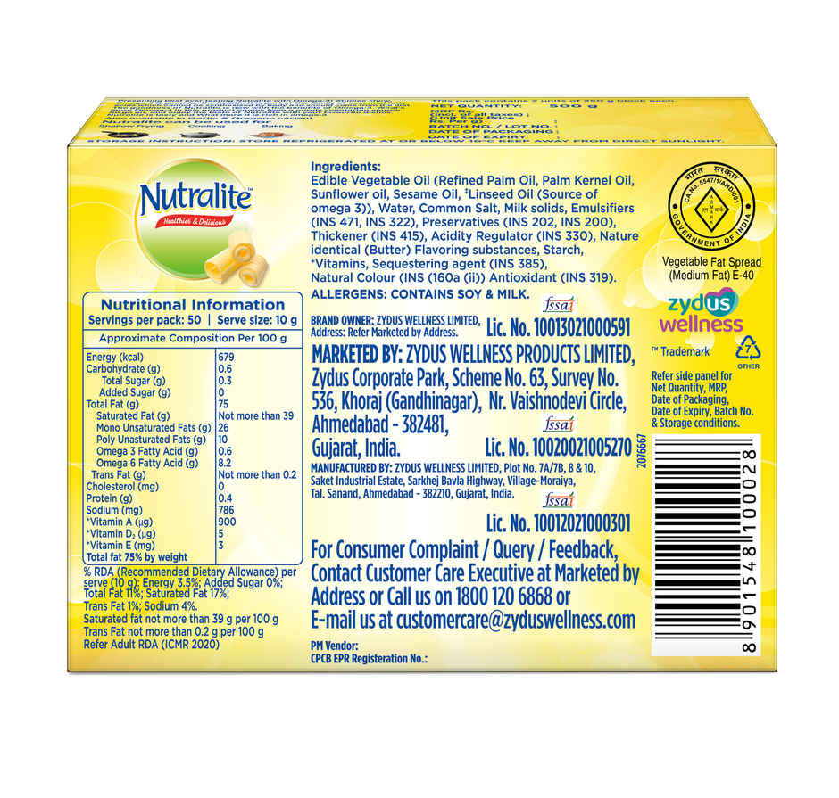 Nutralite Premium Fat Spread