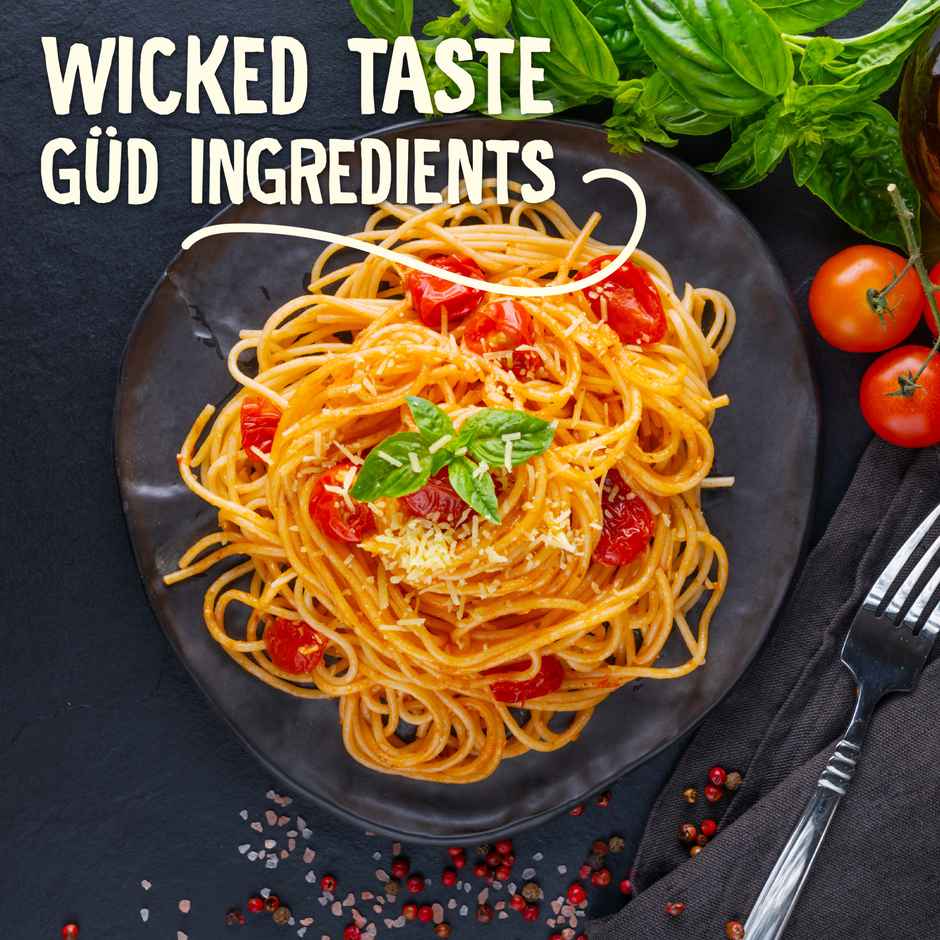 Wickedgud Spaghetti Pasta | Chickpeas | Red Lentil | Brown Rice And Durum Wheat