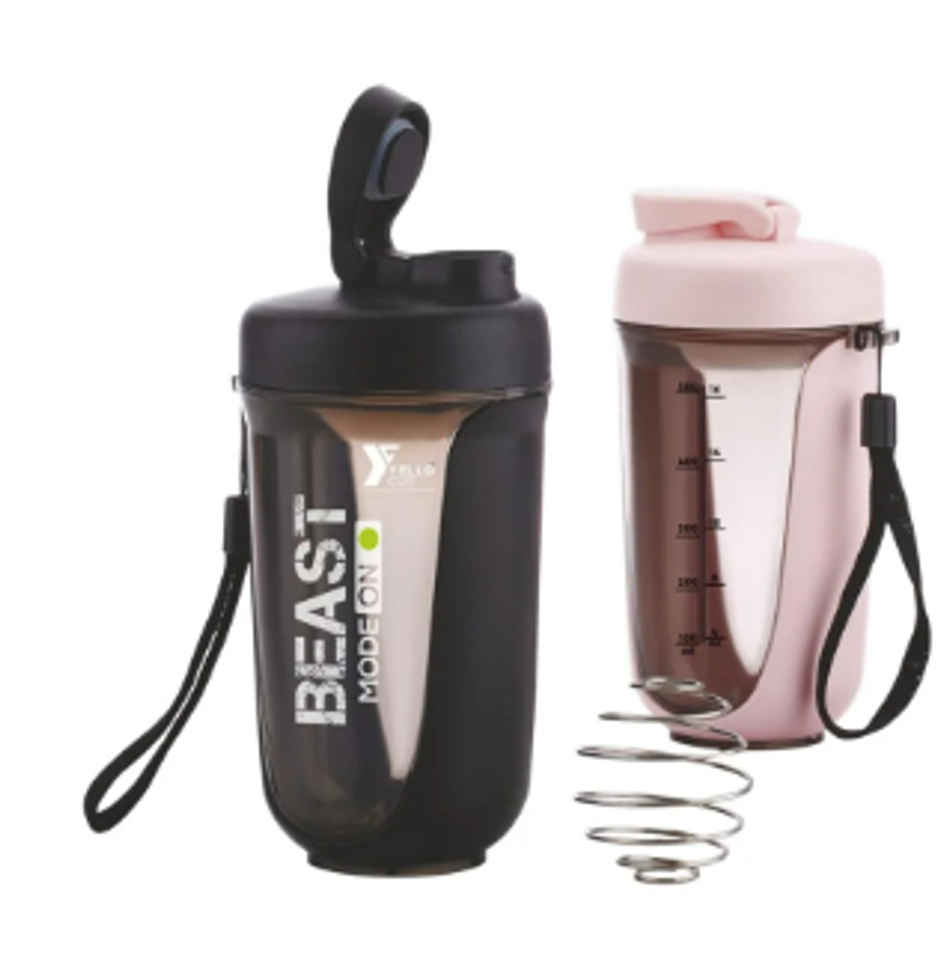 YELLOCUT Protein Shaker | Black | 500 ml