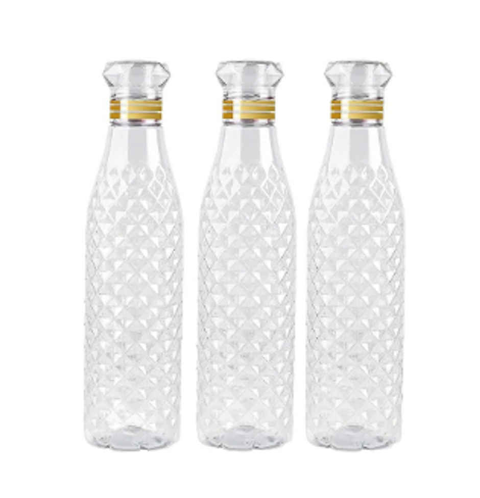 YELLOCUT Diamond Water Bottle | White