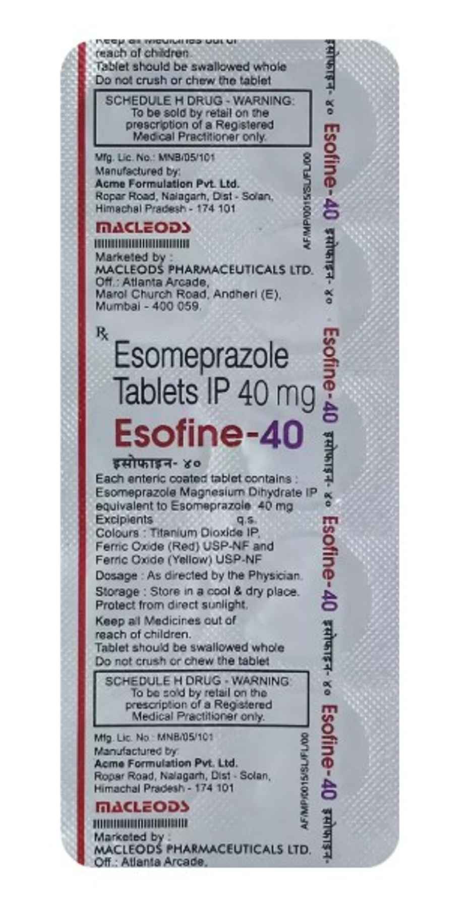 Esofine-40 Tablet