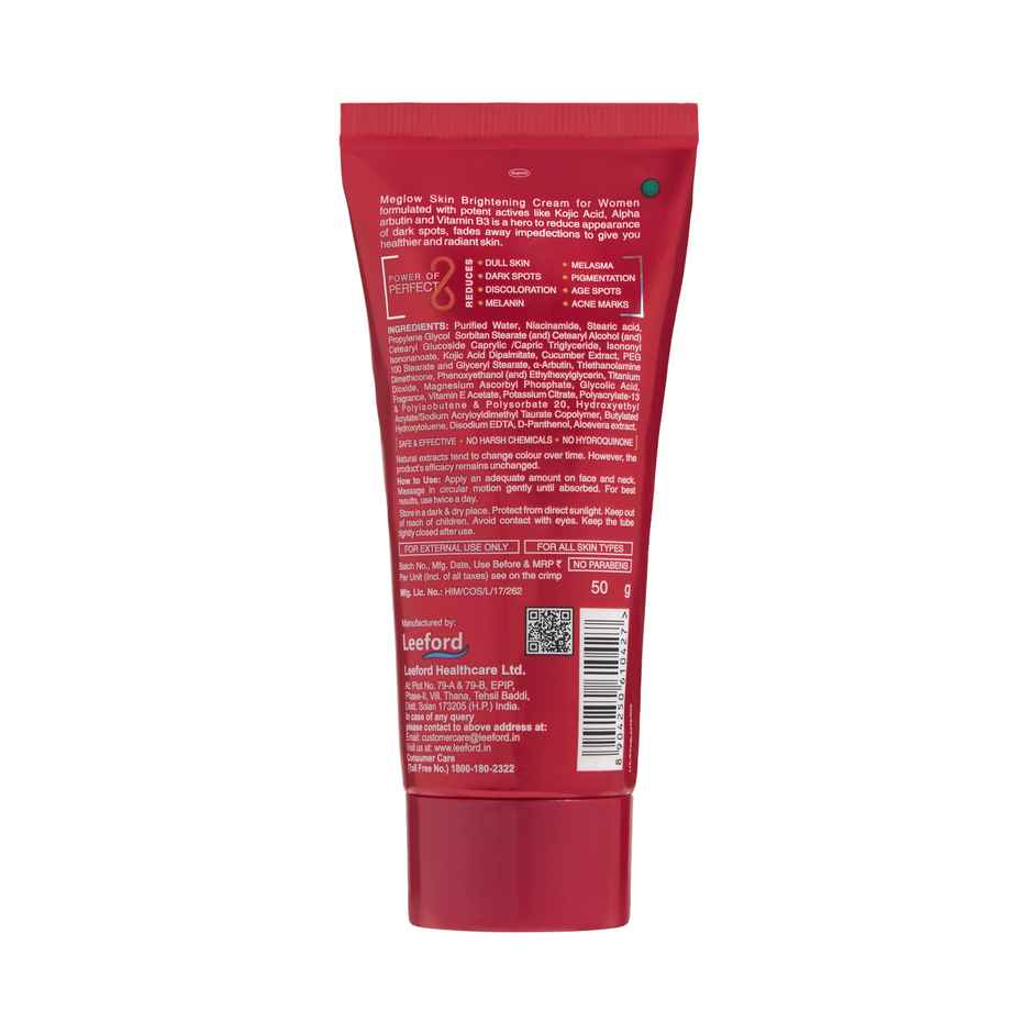 Meglow Women Skin Brightening Cream for Glowing & Clear Skin