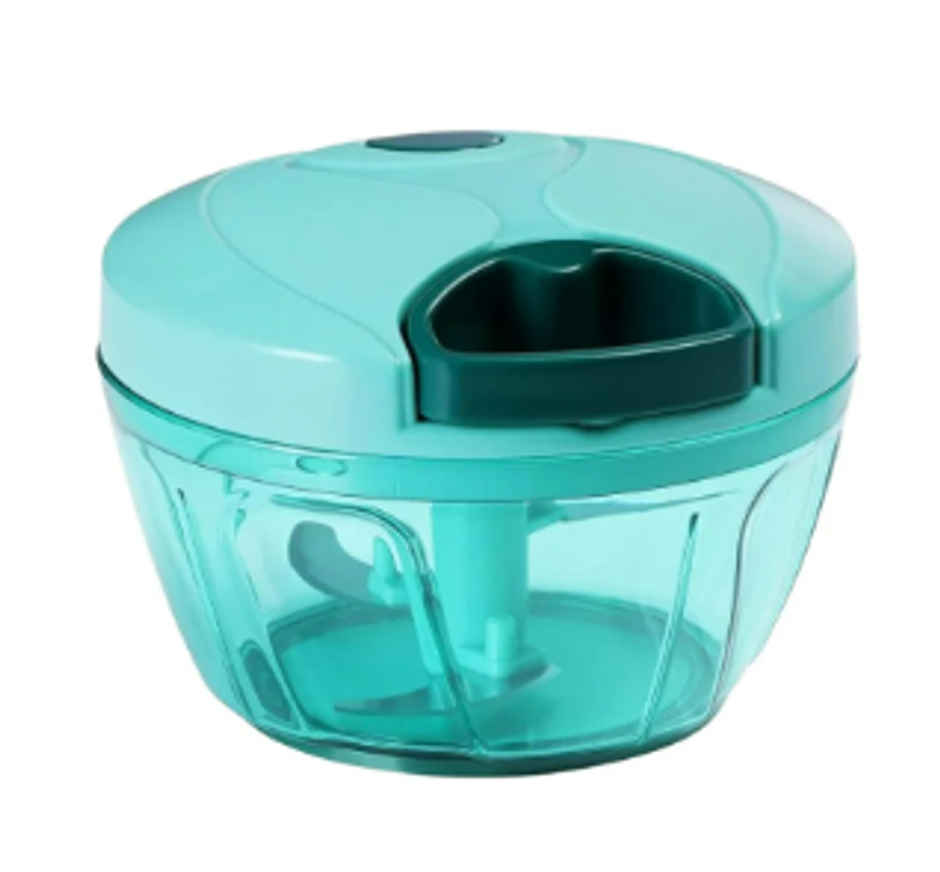 YELLOCUT Manual Vegetable Chopper | Turqoise