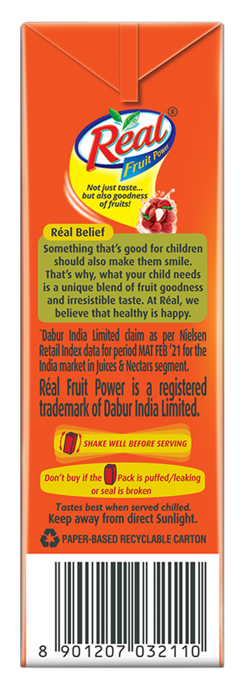 Dabur Real Litchi Fruit Juice Combo