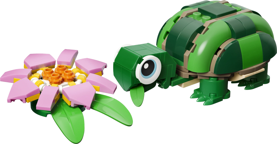 LEGO Creator 3 in 1 Turtle with a Water Lily Flower 31377