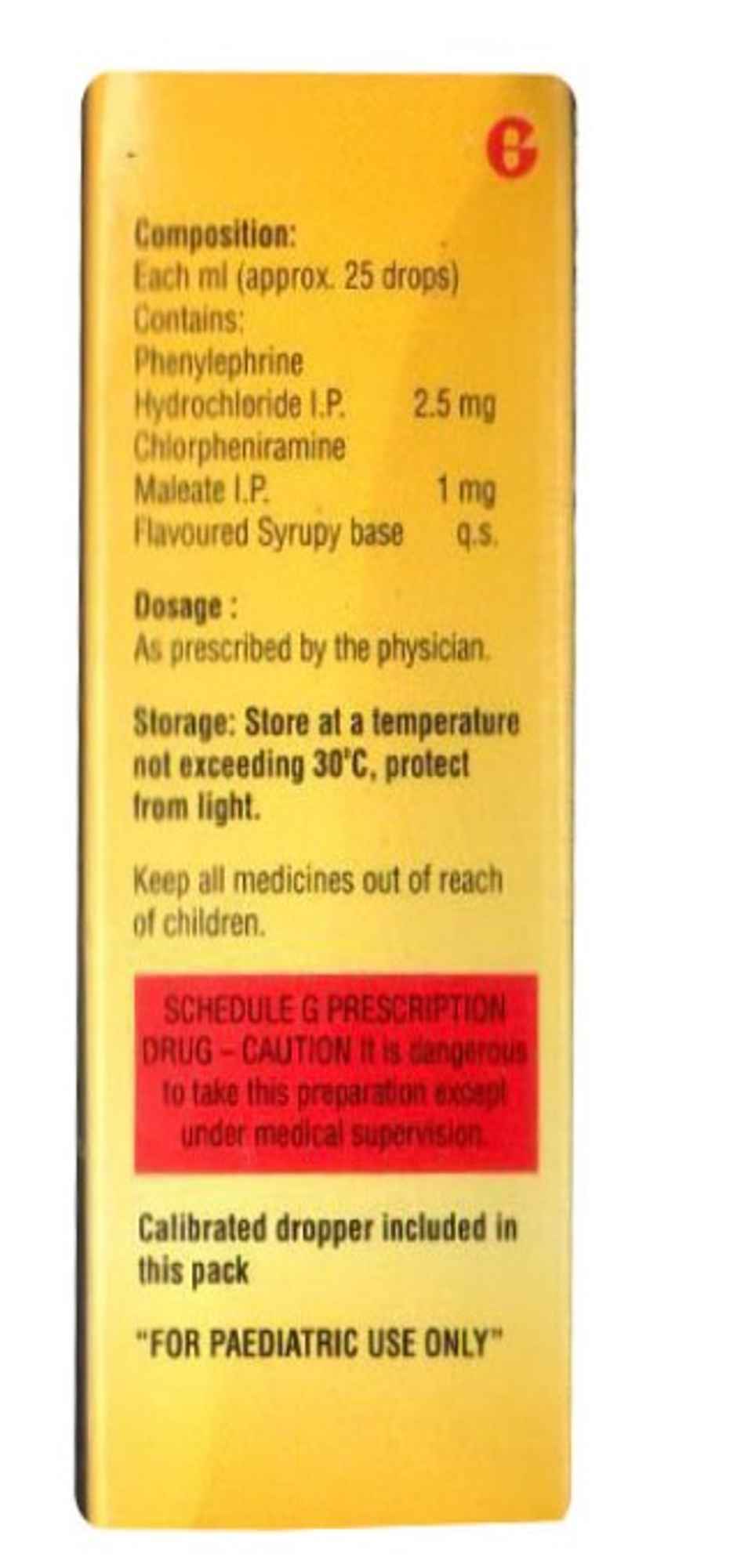 Alex Pineapple Flavour Oral Drop