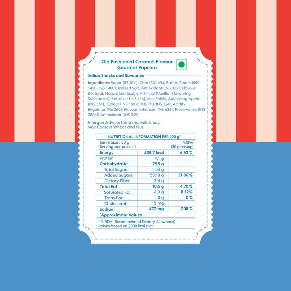The Theatre Project Popcorn Caramel Pouch