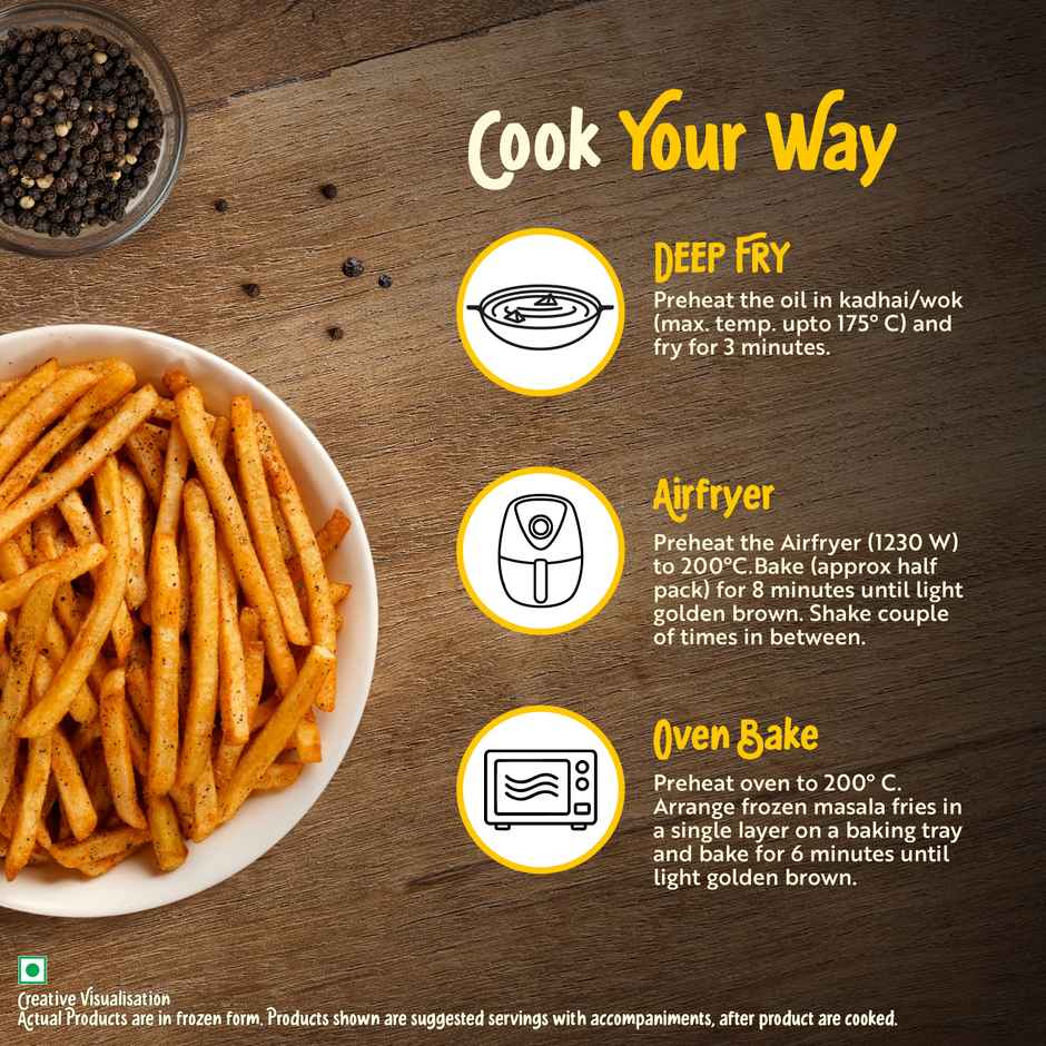 Mccain French Fries Pepper Crunch | Crispy & Tasty