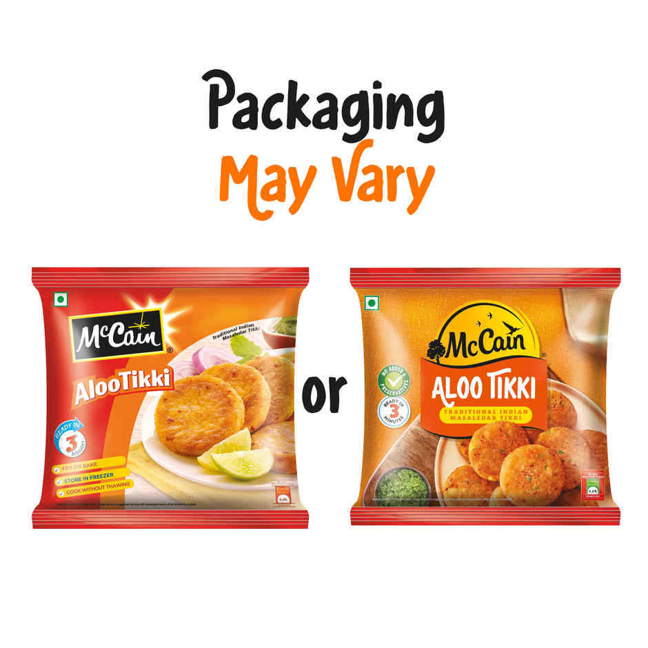 Mccain Aloo Tikki(400gms) & Thums Up Soft Drink(750ml) Combo
