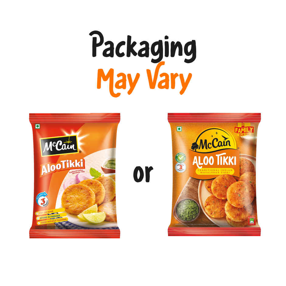 McCain Aloo Tikki | Frozen Ready To Cook Potato Snack