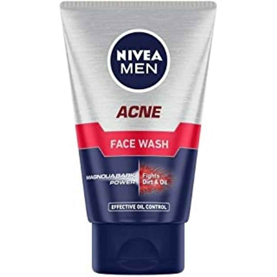 Nivea Men Acne Face Wash For Oily & Acne Prone Skin - With Magnolia Bark Power