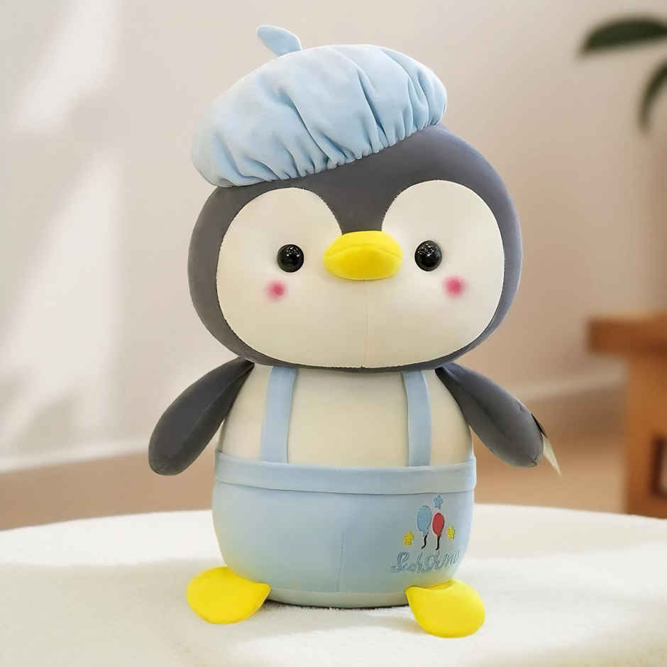 Babique Cap Penguin Plushie Stuffed Plush | Blue - 25 cm