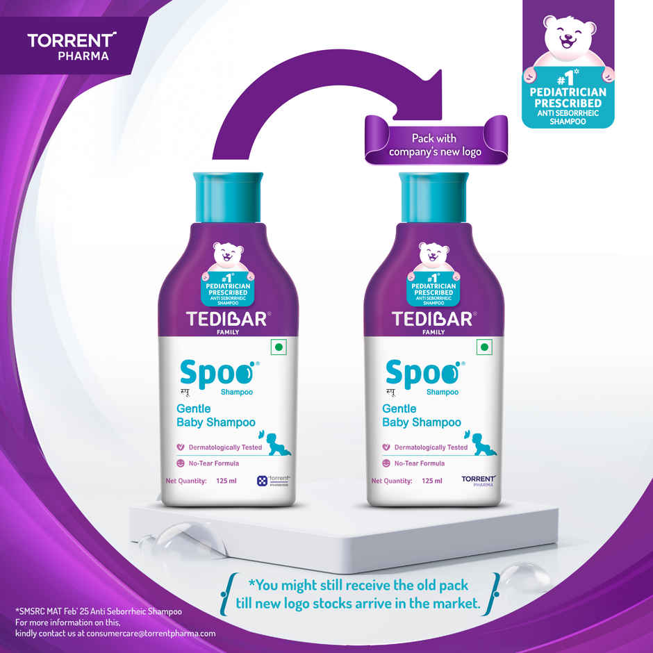 Tedibar Family Spoo Shampoo Gentle Cleanser For Your Baby's Scalp & Hair
