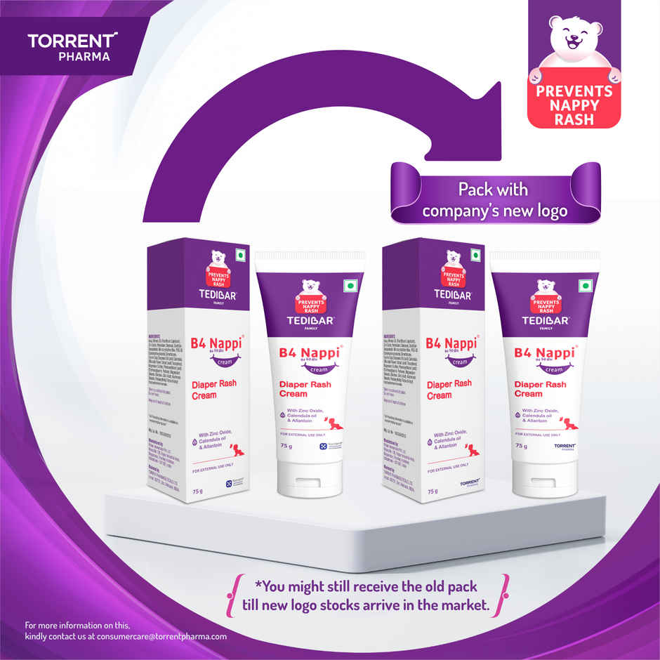 Tedibar Family B4 Nappi Cream For Babies Diaper Rash