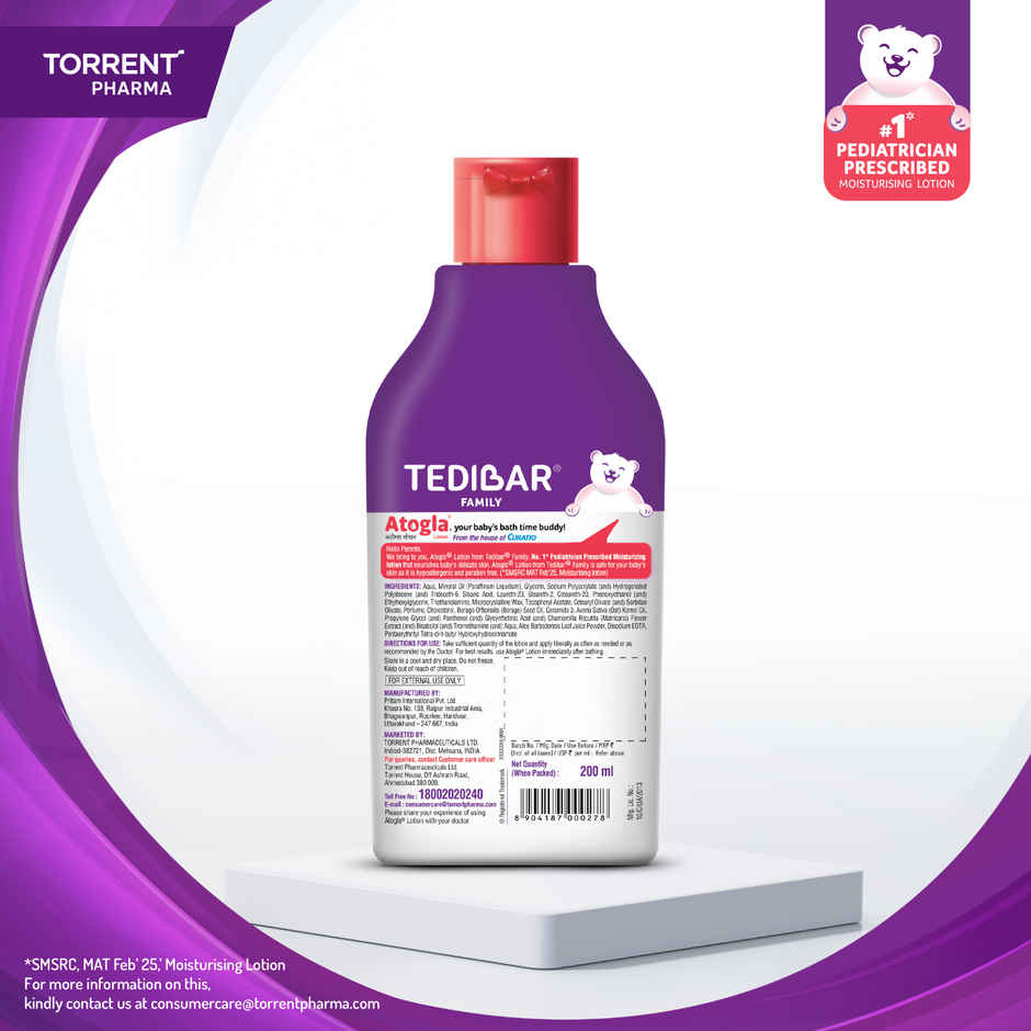 Tedibar Family Atogla Lotion For Baby
