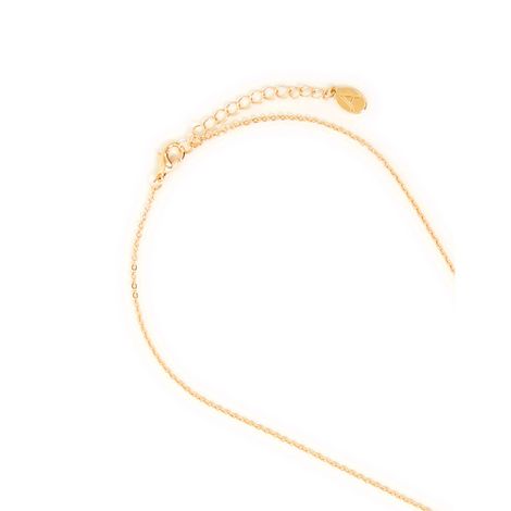 Accessorize London Women Gold Sparkle Heart Pendant Necklace