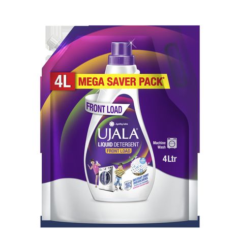 Ujala Front Load Liquid Detergent Refill for Tough Dirt Removal and Colour Care