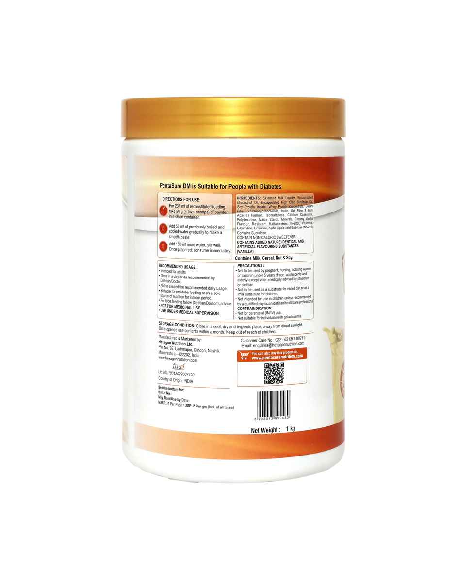 Pentasure Dm Diabetic Care Vanilla Flavour