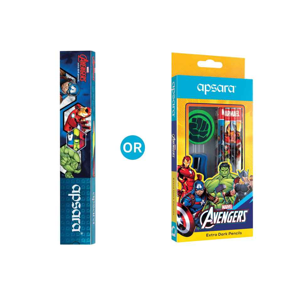 Apsara Marvel Avengers Extra dark pencil Pk-10