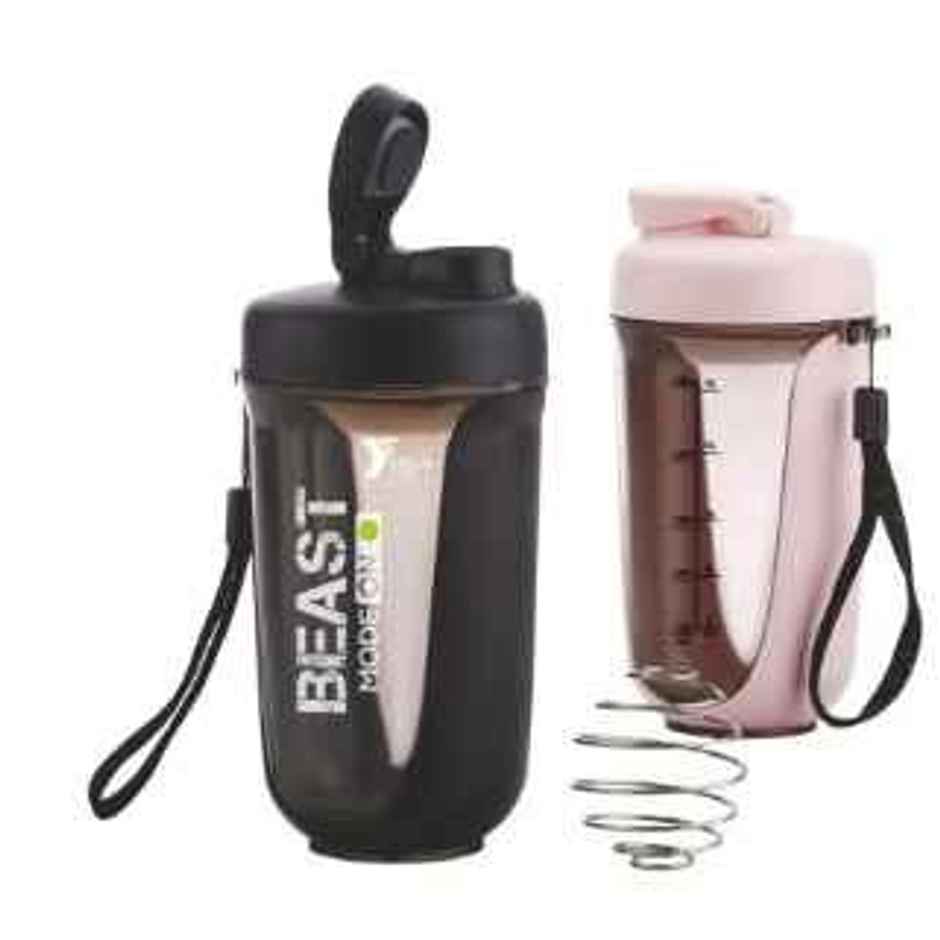 YELLOCUT Protein Shaker | Black | 500 ml