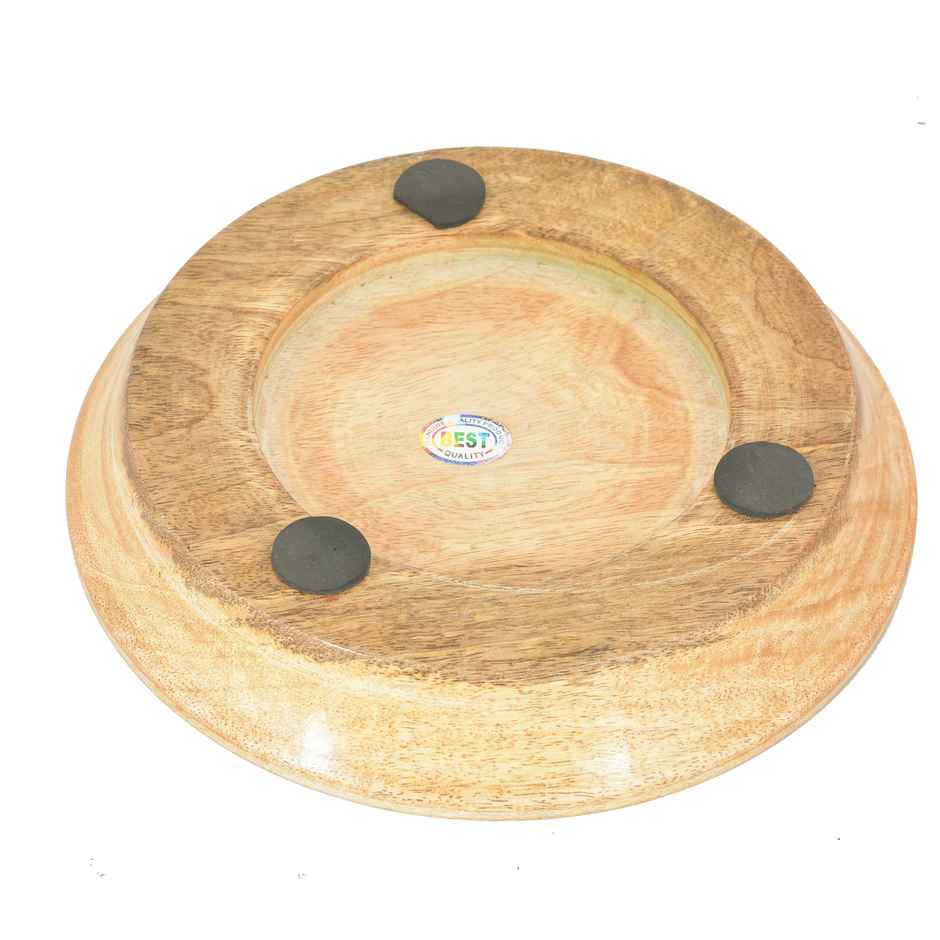 Oggn Wooden Akhand Chakla 10 Inch