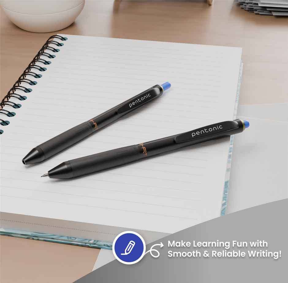 Pentonic B RT Ball Pens, Blue Ink