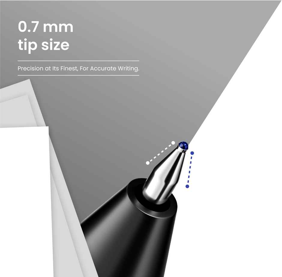 Pentonic B RT Ball Pens, Blue Ink