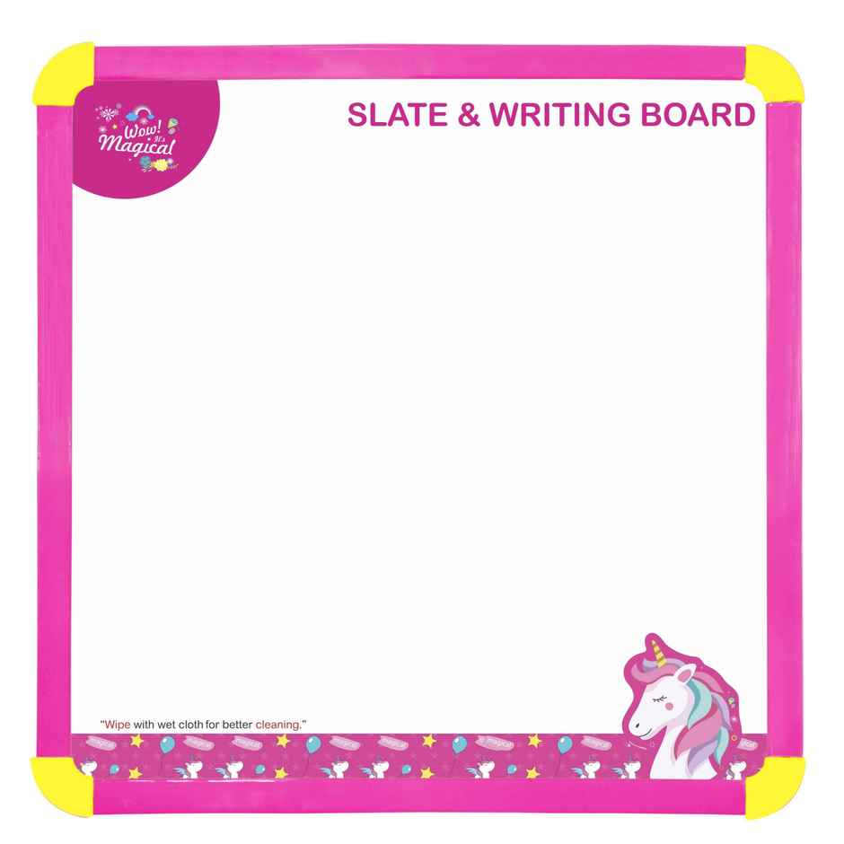 2 In 1 Slate & Writing Board-Unicorn | Assorted 2+ years
