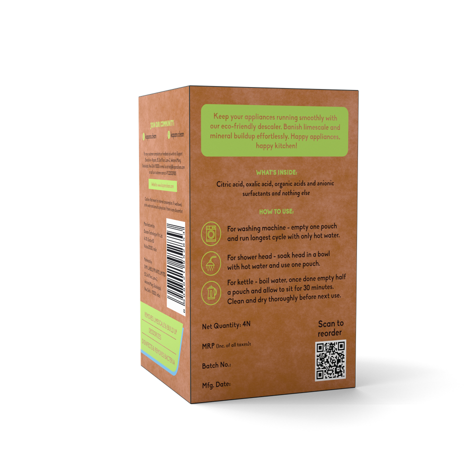 Koparo Multi-Use Appliance Descaler Powder - Sachets