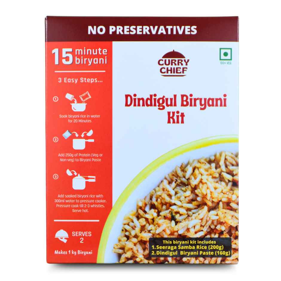 Currychief Dindigul Biryani Kit | Authentic & Easy-to-Cook