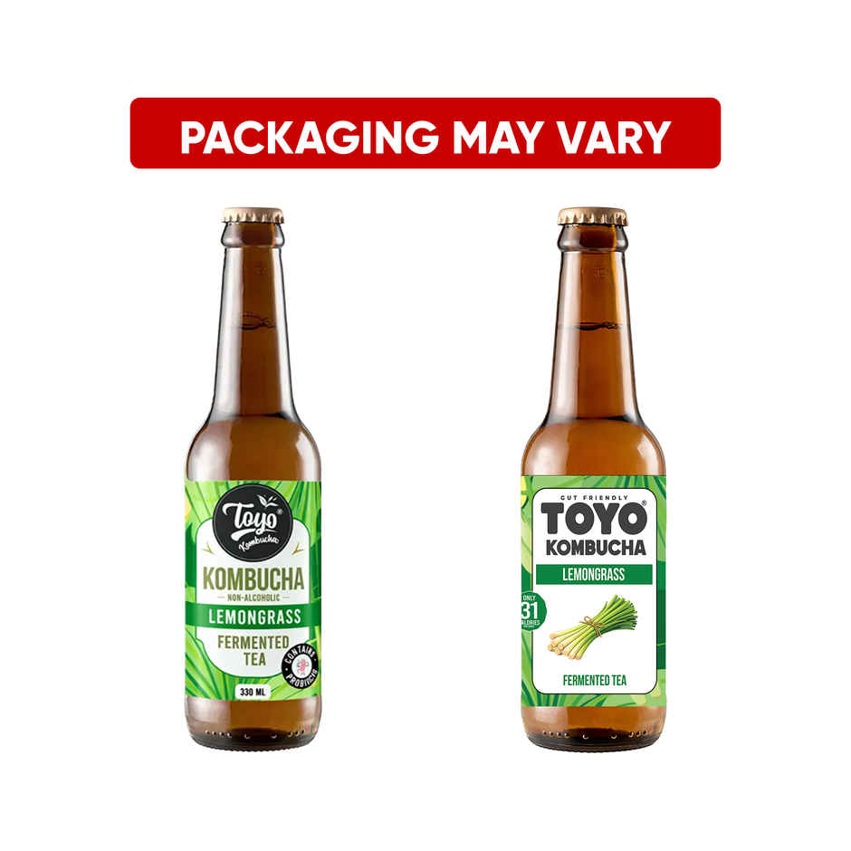 Toyo Kombucha Low Sugar Lemongrass | Non-Alcoholic Kombucha