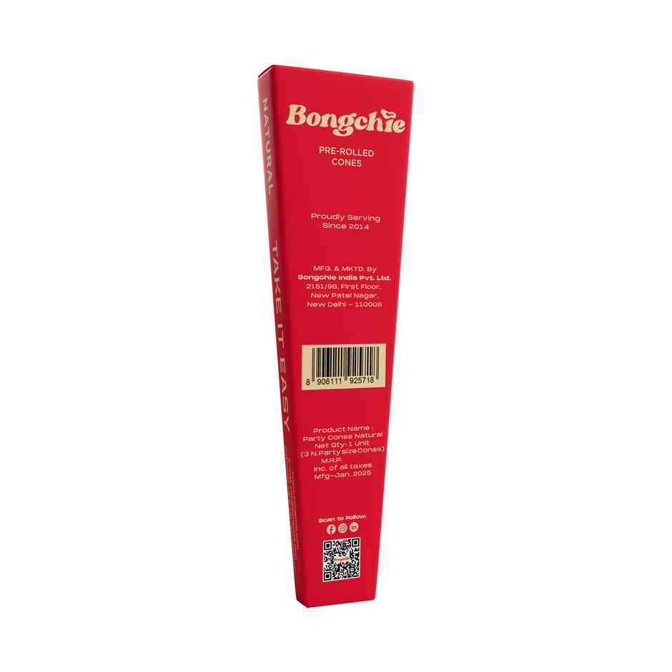 Bongchie Perfect Party Pre Rolled Cones (Natural)