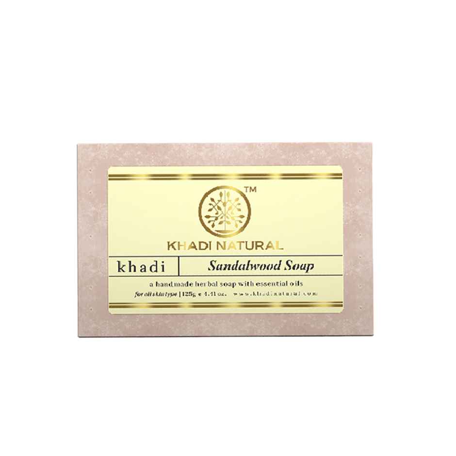 Khadi Natural Sandalwood Soap For Bright and Glowing Skin