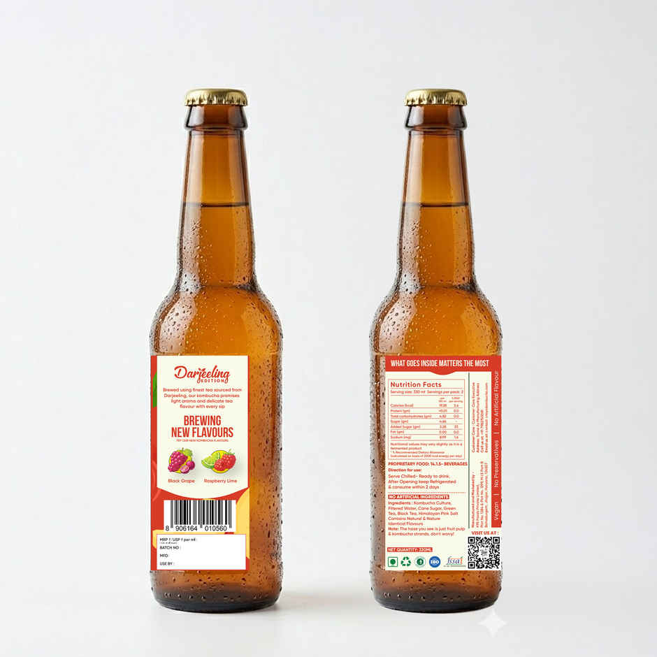 Toyo Kombucha Low Sugar Exotic Peach | Non-Alcoholic Kombucha