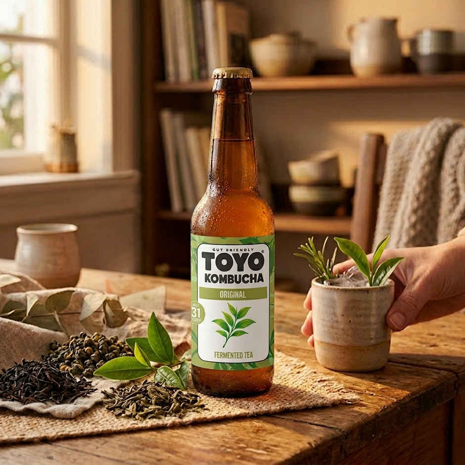 Toyo Kombucha Low Sugar Original | Non-Alcoholic Kombucha