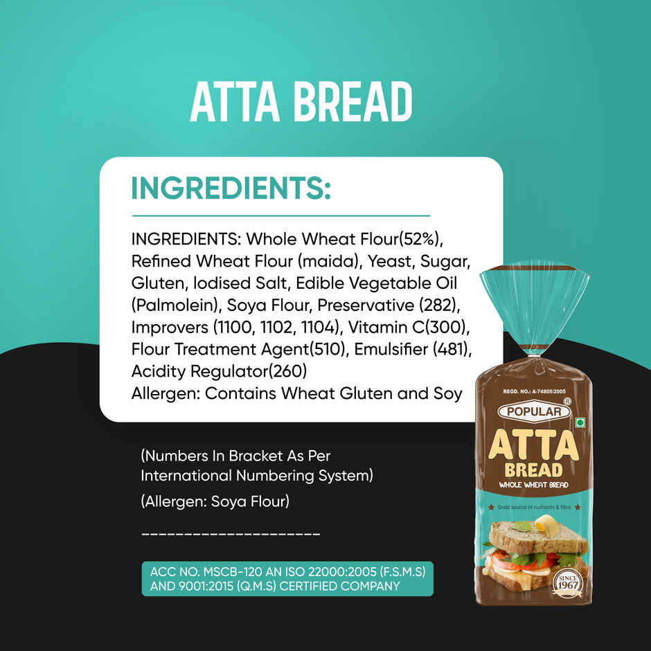 Popular Atta Bread