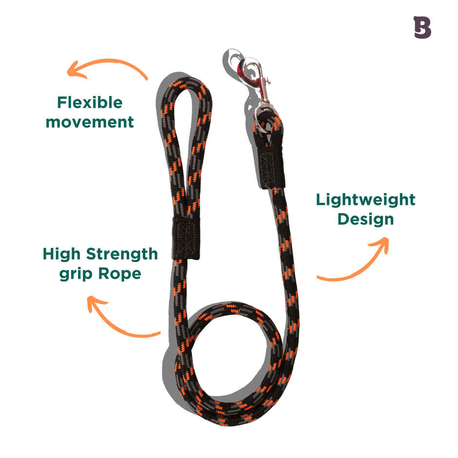 Bearhugs Essential Reflective Rope Leash (Medium)