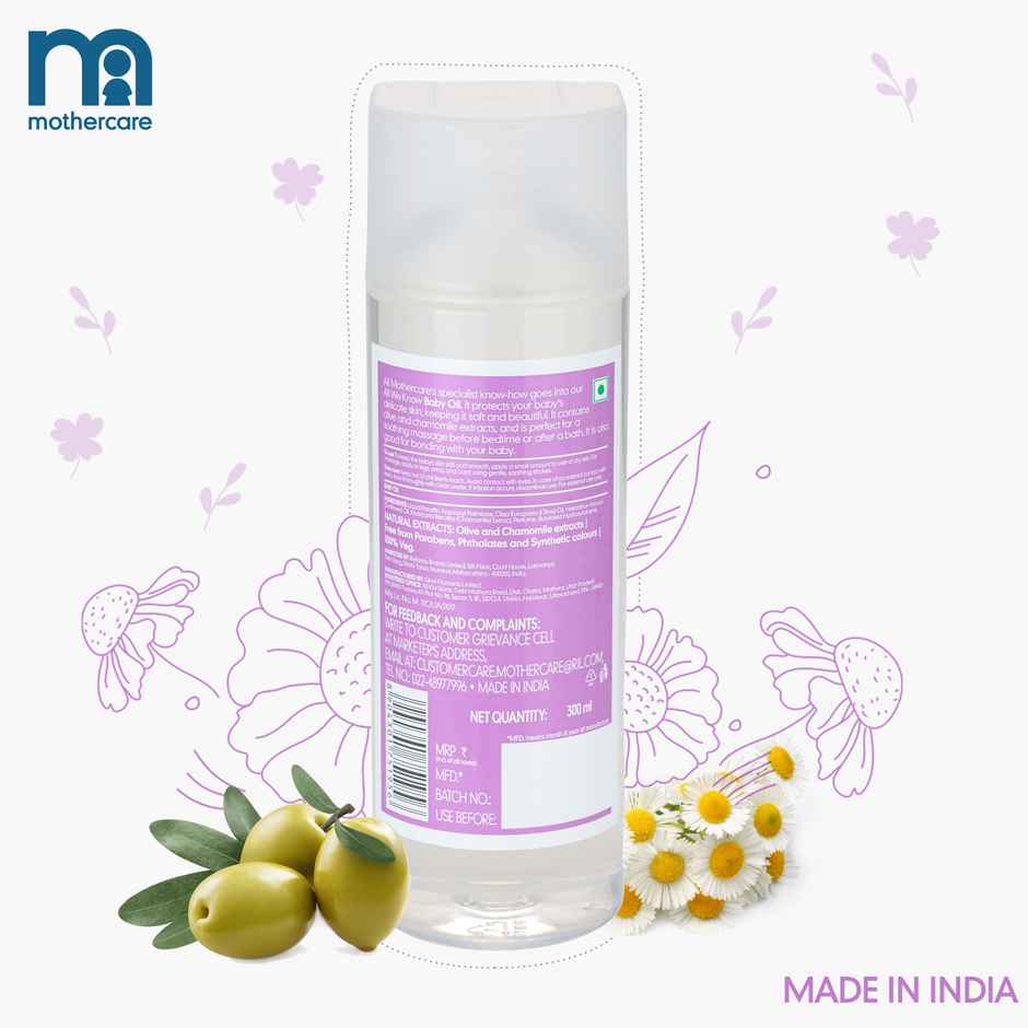 Mothercare All We Know Baby Oil