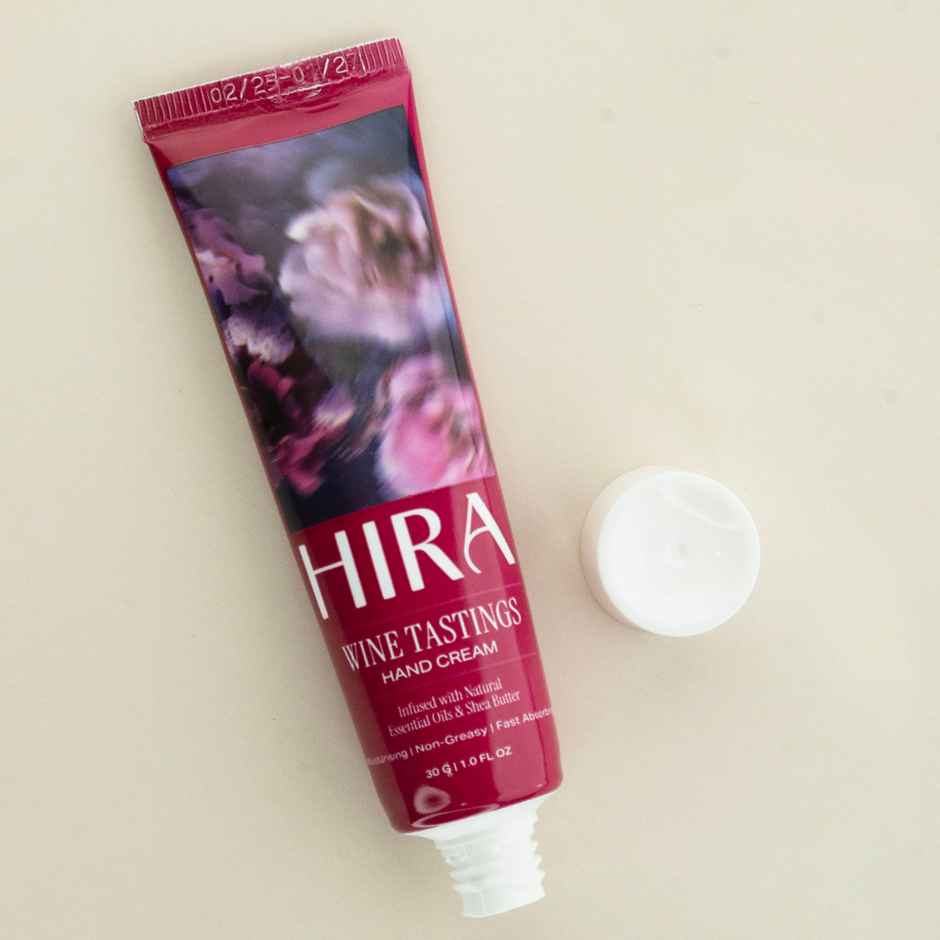 Hira Wine Tastings Hand Cream | Enriched with Shea Butter | Non-Greasy, Moisturizing & Fast Absorbing