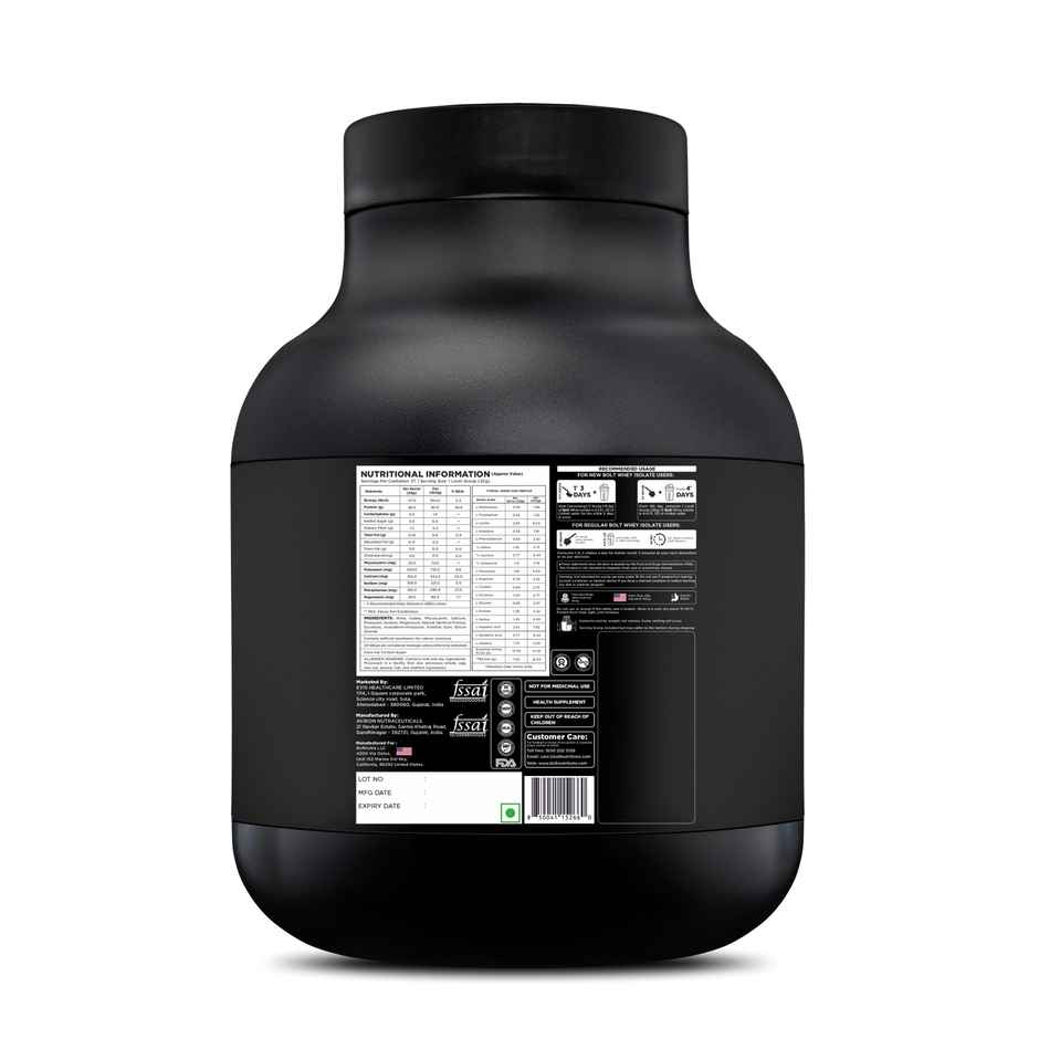 Bolt Micronised Creatine Monohydrate 3000 Powder|With Phycocyanine|Unflavored