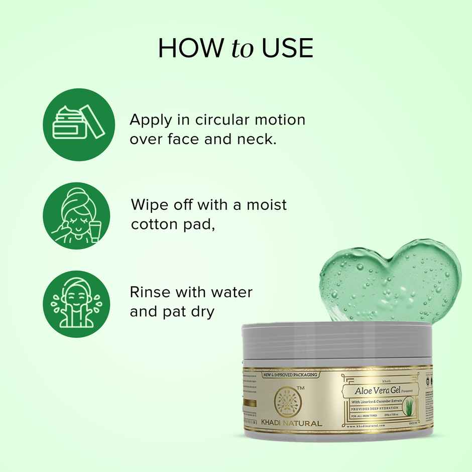 Khadi Natural Aloevera Gel