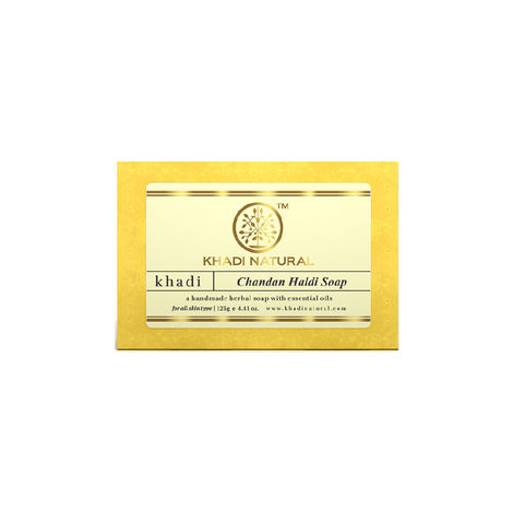 Khadi Natural Chandan Haldi Soap For Visibly Bright Skin