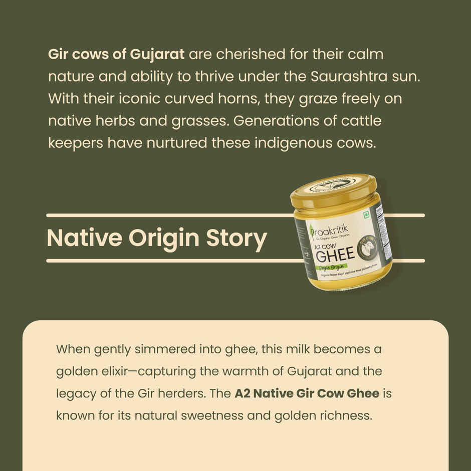 Praakritik A2 Bilona Gir Cow Ghee