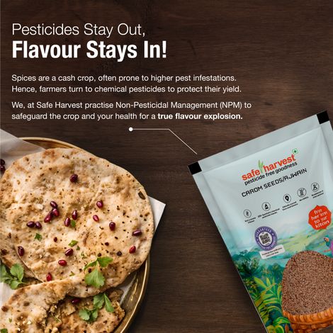 Safe Harvest Pesticide - Free Carom Seeds (Ajwain)