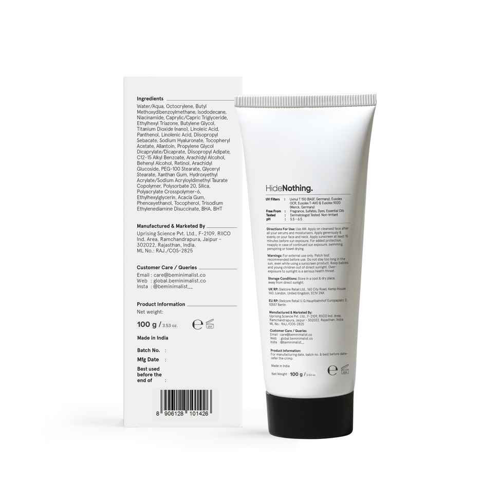 Minimalist Sunscreen (SPF 50 PA++++)